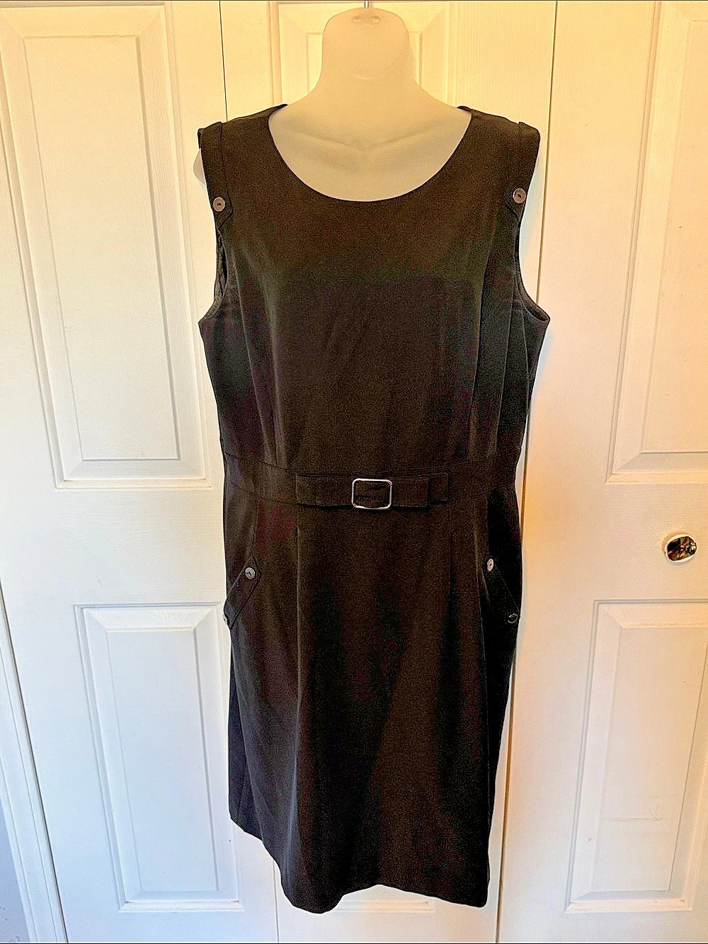 Talbots Arthur S. Levine Black Dress Size 14 b57